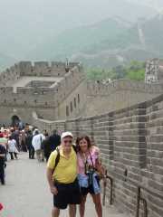 Topper and Mary atop the Great Wall